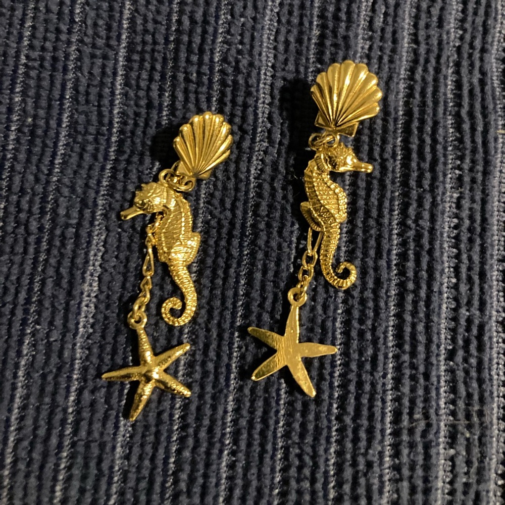 Nautical post earrings